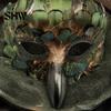 Маска для танцевальной вечеринки, маска птицы, загадичные перья, клюв орла, животное, половина лица, головной убор для маскарада, костюм для лица на Хэллоуин, Марди Гра,