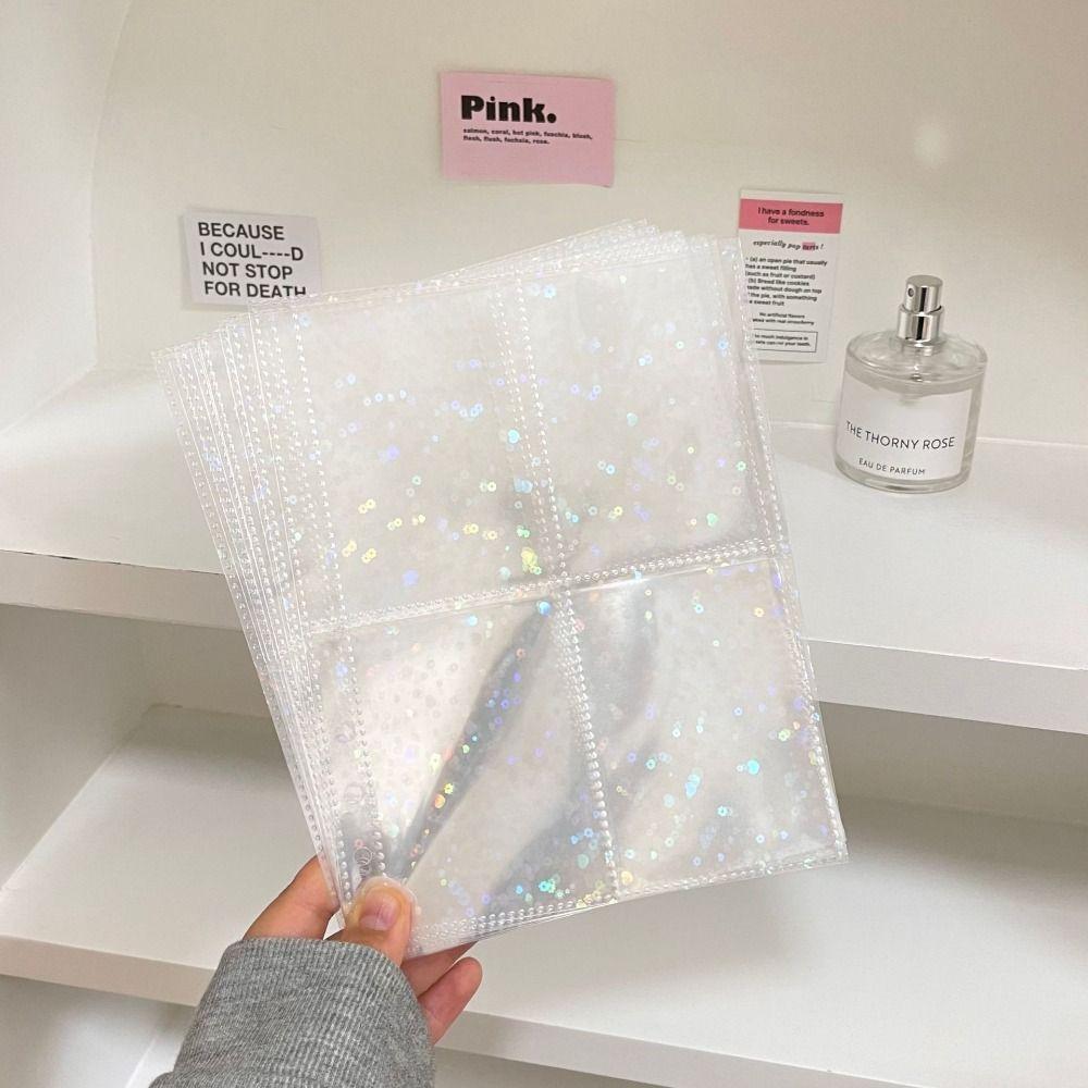 A5 Binder Photo Album Cover PVC Korea Style Photo Collect Book Cover Cute Beautiful Card Binder Pack Photo Card Collection
