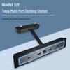 USB-хаб для Tesla Model 3/Y: Многопортовая док-станция с быстрой зарядкой PD для центральной консоли