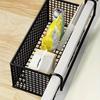 Hanging Bedside Organizer No Drill No Damage Bedframe Dorm Upper Bunk Snack Holder for Phone Book Dorm Storage