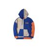 Li Ning Badfive Weichu Youcai Color Block Loose Pullover Hoodie Men Hoodies Bright-Royal-Blue AWDQ613-1