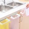 Cabinet Door Rubbish Can Cupboard Hanging Basket Storage Organizer Garbage Bag Holder Trash Rack