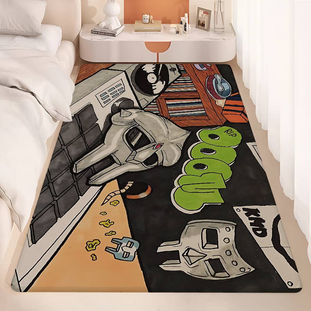 MF DOOM RAPPER Door Mat Nordic Style Bedroom Living Room Doormat Home Balcony Anti-Slip Alfombra