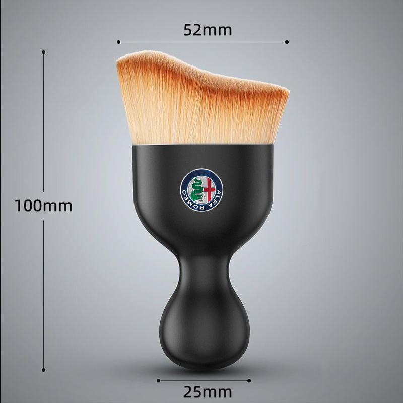VLFHQ1 Car Interior Cleaning Soft Brush Tool Dust Remover For Alfa Romeo Giulietta Giulia GT 159 147 156 Mito Brera F1 Stelvio Tonale