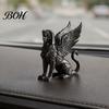 Detailed Winged Creature Model 3D Printed Egyptian Sphinx Collectible Figurine, Statues, Ancient Gods Statue Art Ornaments, Sculpture with Wings