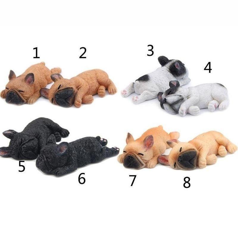 1Pcs French Bulldog Sleep Fridge Magnet Sticker Refrigerator Home Decor Healthy Color Random