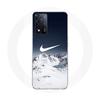 Coque - Maniacase - Oppo A93s 5G - Noir - Souple - Motif Nike Logo Mountain Fly