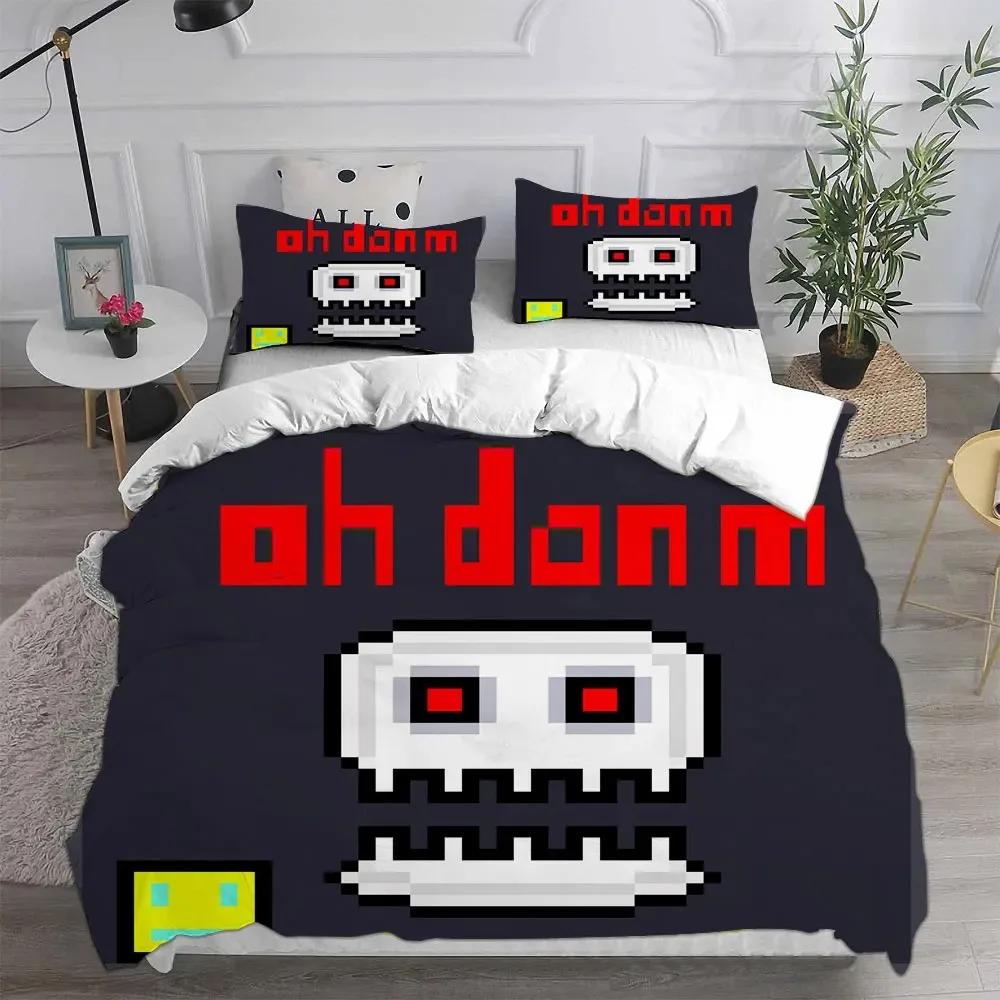 Geometry Dash Наборы Постельного Белья Теплое Одеяло Покрывало Наволочки Наборы Детские Взрослые Размеры