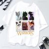 Warriors Shirt Creativity Tee Warriors Cats Cheap Polyester Short Sleeve Graphic T Shirts Unisex Unisex Birthdays Gift Clothing