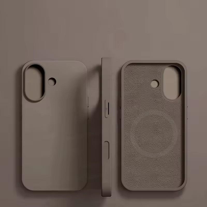 НОВЫЙ Жидкий силиконовый чехол для телефона с поддержкой Magsafe Для iPhone 16 15 13 14 11 12 Pro Max 16 15 Plus Магнитная беспроводная зарядка Мягкая крышка