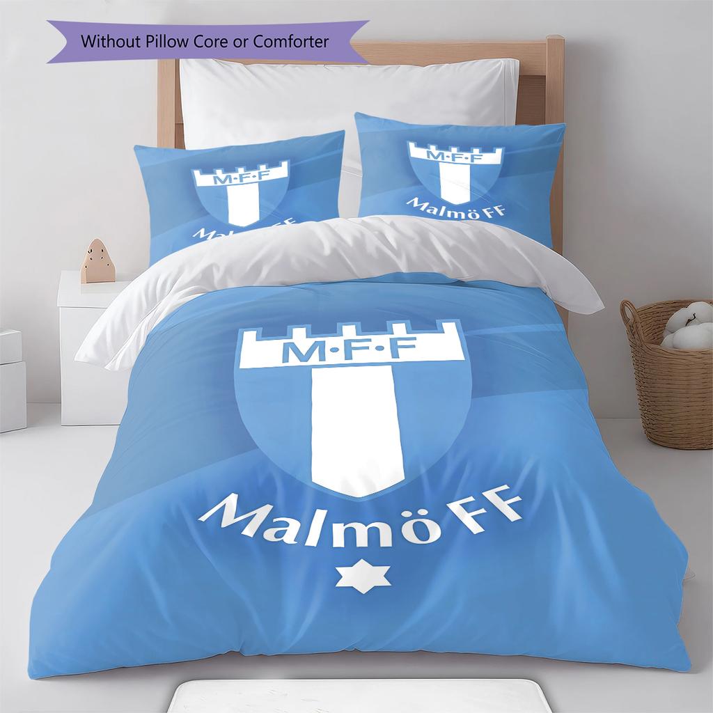 Malmo FF Pattern Bedding,Quilt Set Quilt Cover Pillowcase Home Birthday Gift (1 * duvet cover + 2 * pillowcase, without core)