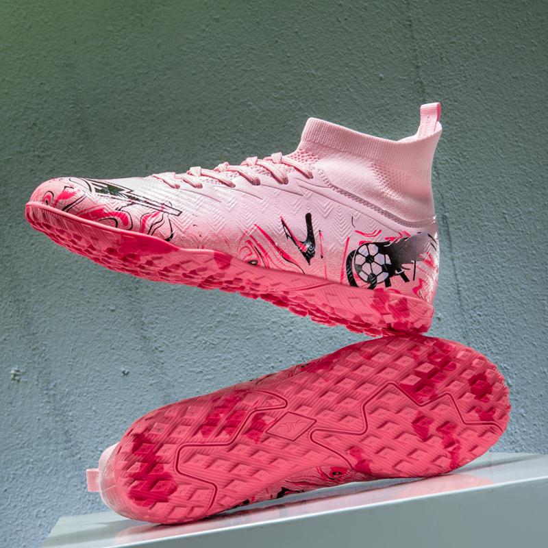 Новые мужские профессиональные унисекс футбольные бутсы FG Нескользящие Футбольные ботинки Открытый дропшиппинг Футзал Матч Тренировка Спортивные кроссовки