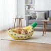 Кровать для собаки Banana Boat Охлаждающий материал Кровать для кошки Съемное гнездо для питомца Дизайн Круглогодичный комфорт Товары для собак для щенка Лето