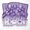 Factory Wolesale  Designer Print Square Scarf Women Bandana Skull Hairband Lady Head Wraps Female Shawl Fashion Neckerchief