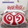 FSV Mainz 05 Pattern Bedding Home Decoration Birthday Gift (1 * duvet cover + 2 * pillowcase, without core)