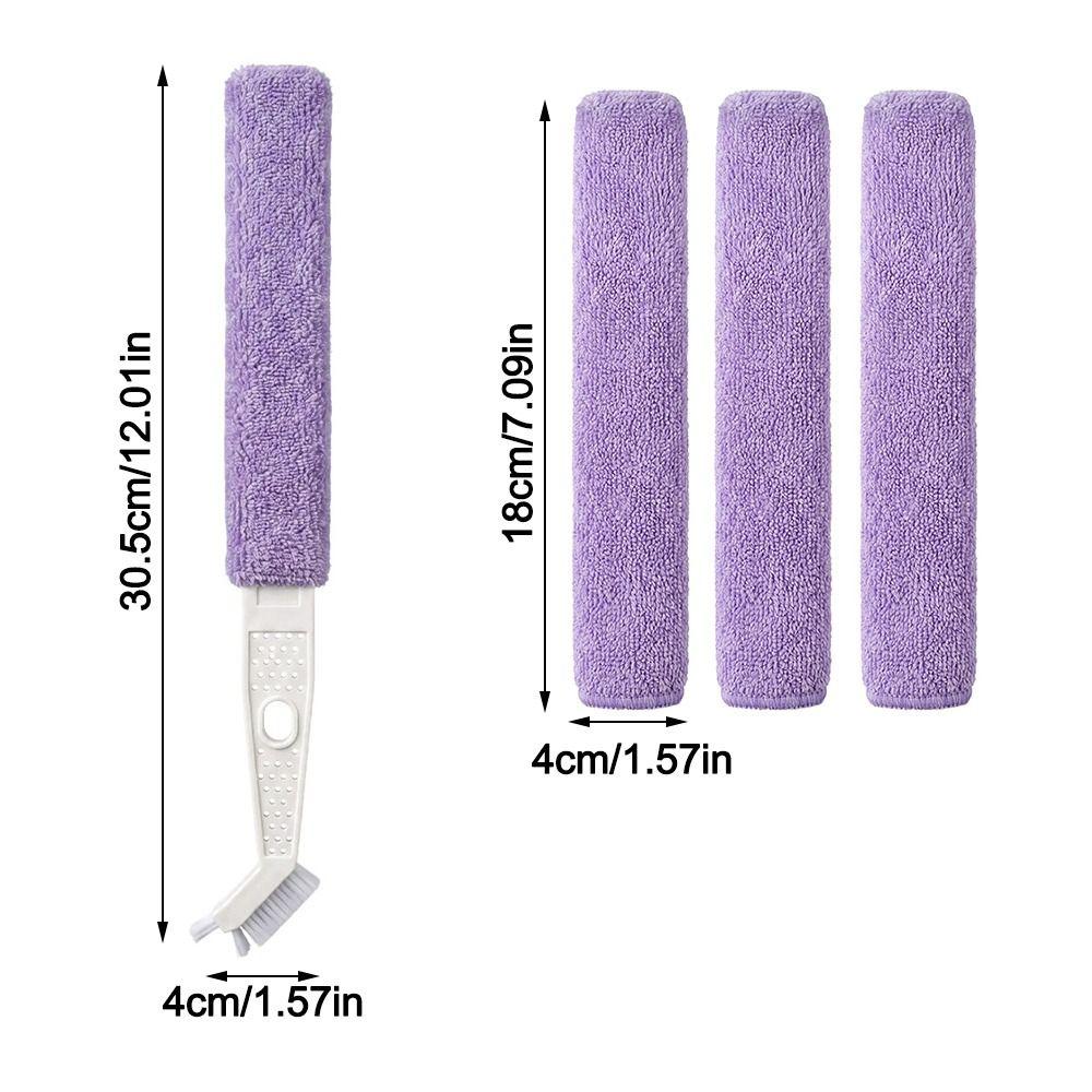 Microfiber Air Conditioner Cleaning Brush Detachable Vent Cleaning Brush Home Cleaning