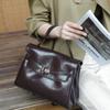 Кожа КРС Первого Слоя, Сумка Женская из Натуральной Кожи, Ретро Сумка Почтальона, Вместительная Наплечная Сумка-Мессенджер, Универсальная Сумка для Поездок