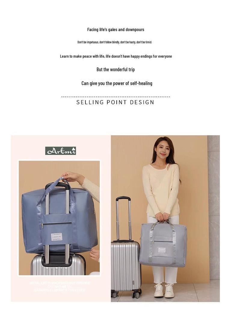 Складная дорожная сумка: Вместительная сумка кроссбоди для деловых поездок