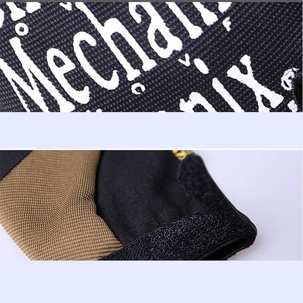 Fashion Full Finger Tactical Mechanic Motorcycle Gloves Non-slip Working Mittens