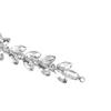 1pcs Glass DIY Craft Chains White Flower shape Trendy Rhinestone Chain  For Women