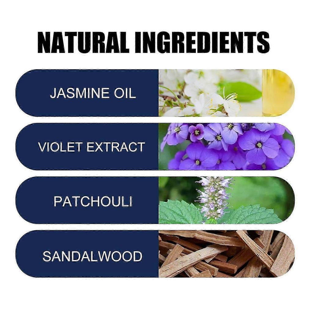 Lasting Pheromone Perfume for Couples  Natural Jasmine, Violet & Musk Scent, Long-Lasting Fragrance, Enhances Attraction & Intimacy, Easy to Apply, Al