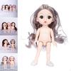 16cm Fashion Doll DIY BJD Dolls Flexible Joints Soft Hair for Pretend Play