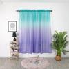 1 шт. градиентные цветные тюлевые шторы для гостиной, спальни, вуаль, шторы для окон, панели из органзы, домашний декор, шторы