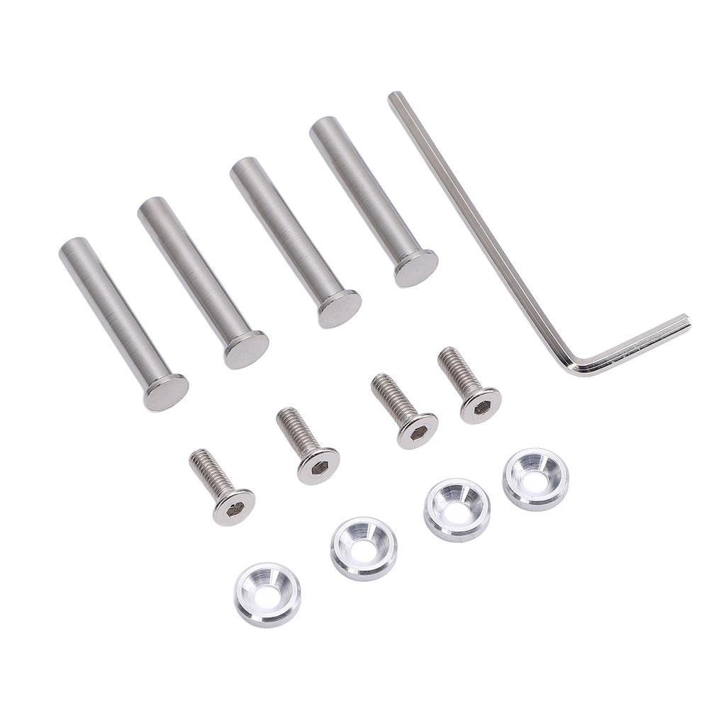 Винты для корпуса компьютера, вентилятора, CPU, крепления вентилятора охлаждения ПК, набор из нержавеющей стали с шайбами, анодирование цвета