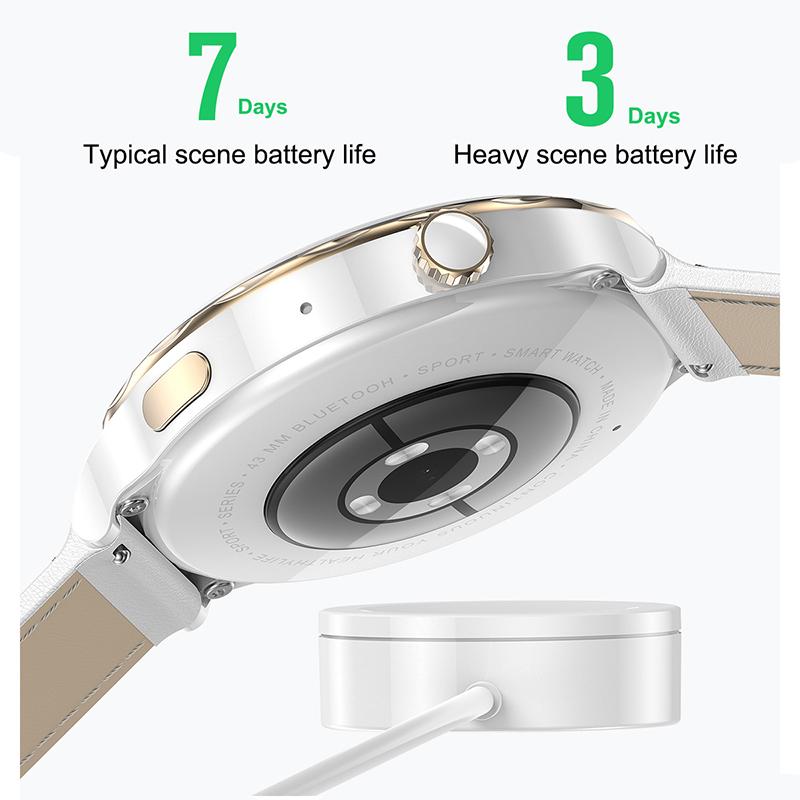 Nfc Bluetooth Call Smart Watch Women Gt3 Pro 1.32”amoled 360*360 Hd Экран Ip68 Водонепроницаемые Женские Smartwatch для Huawei