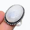 Rainbow Moonstone Gemstone 925 Sterling Silver Jewelry Ring Size 9.5 SU-10559
