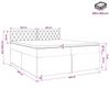 Box Spring Bed with Mattress Light Grey 200 x 200 cm Velvet