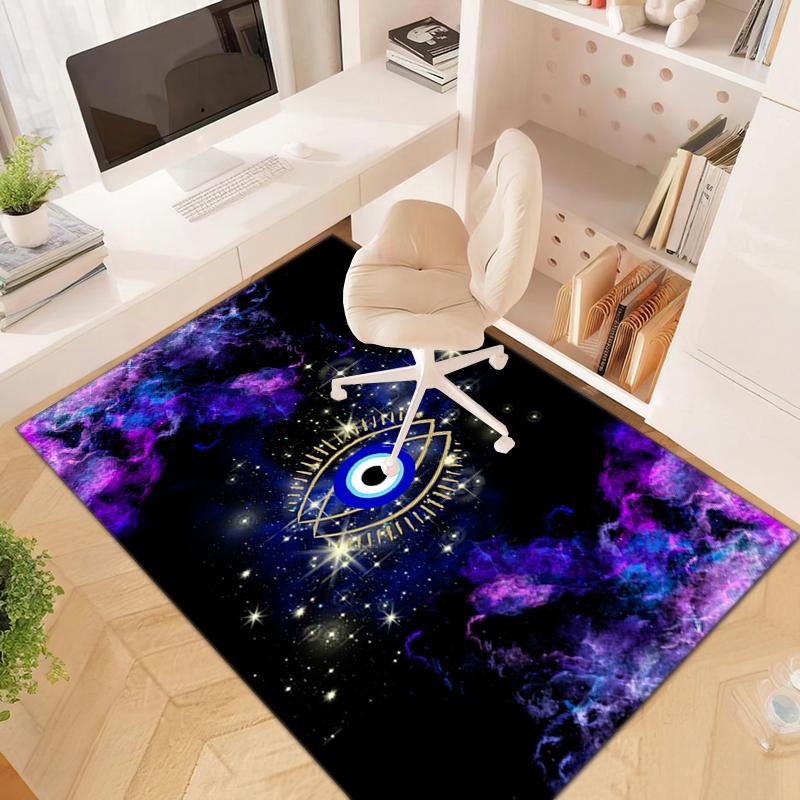 Galactic Eye Cosmic Visionary Artwork Carpet Suitable For All Seasons Printing Bathroom Mat Office Chair Cushion Dormitory Decoration