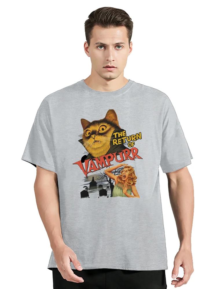 The Return Of Vampurr T-Shirt Fashion T shirt Cotton Tshirt Kids Hip Hop Tops Tees Summer Anime Camiseta Cat Unisex