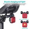 Bicycle Tail Light with Brake Sensor Waterproof USB Rechargeable MTB Road Mountain