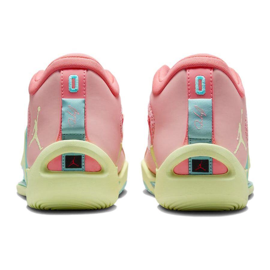 Мужские кроссовки Air Jordan Tatum 1 PF Pink Lemonade Розовый оттенок Lava-Glow Aurora-Green DX6733-600