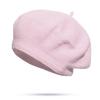 Women Girl Beret Warm Wool Winter Beanie Hat Cap Vintage Plain Beret Hats Solid Color Elegant Lady Winter Caps Dropshipping