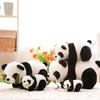 Cute Party Version of National Treasure Giant Panda Pendant Plush Toy Doll Small Mini Doll Black and White Rag Doll