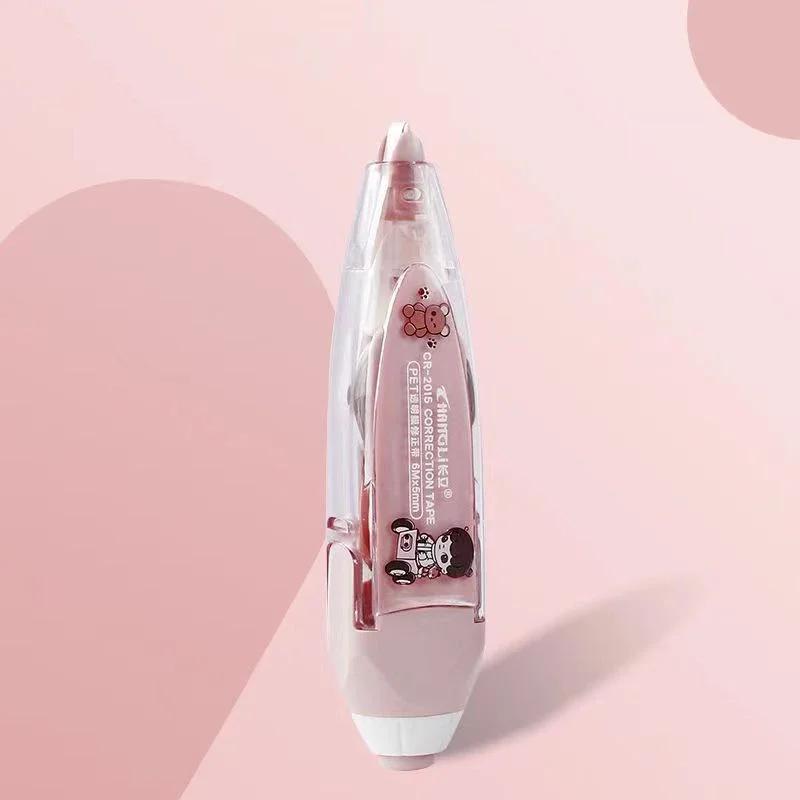 Корректирующая лента цвета Моранди Кавайная белая коррекционная лента Очаровательные корейские канцелярские принадлежности Сменная сердцевина Школьные офисные принадлежности