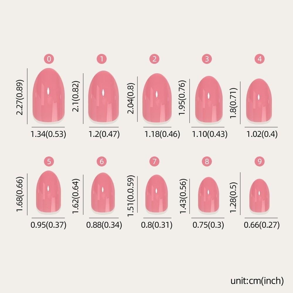 288pcs Solid Color Press On Nails Matte Finish Acrylic Fake Nails Hot Nail Tips Daily Wear