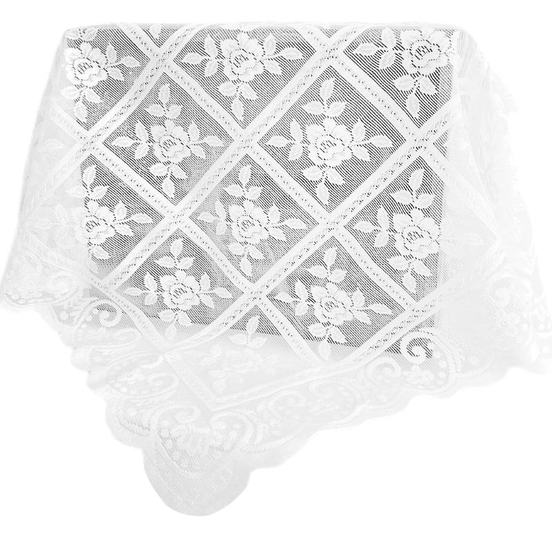 1Pc Cover Cloth Fresh Hollow Out Fashion Tablecloth Rural Style Lace Table Decoration Multiple Sizes