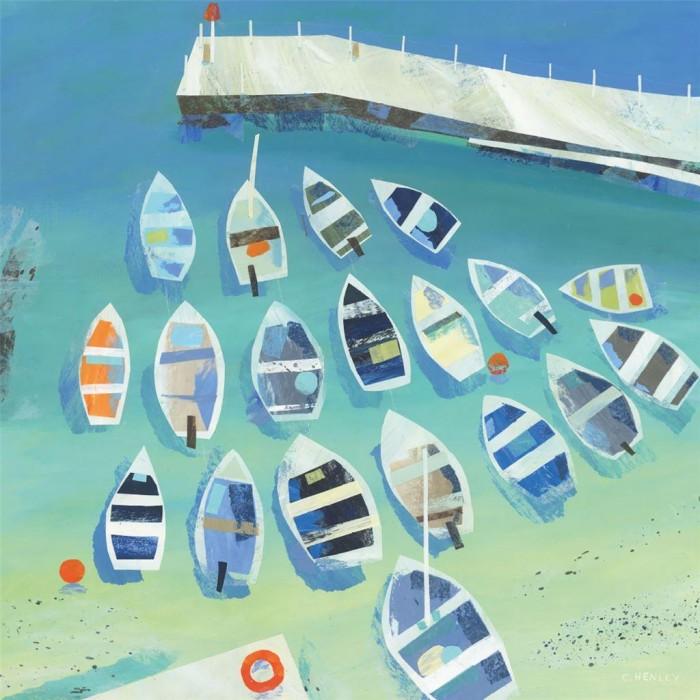 Claire Henley Birds Eye View Canvas Print