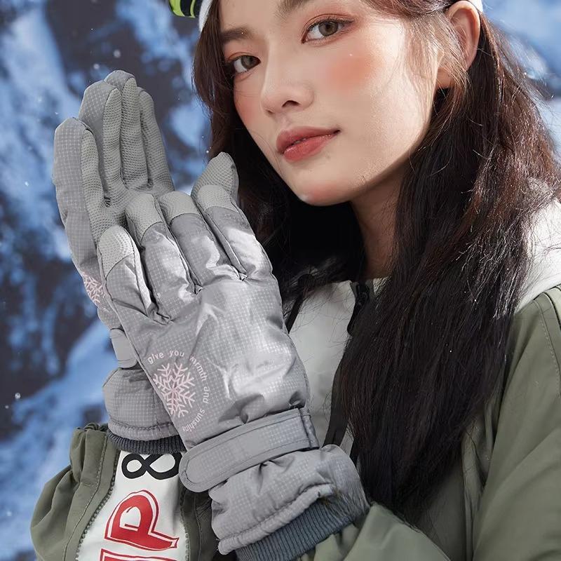 Спортивные перчатки бархатные сенсорные пара для женщин пара модные водонепроницаемые теплые с подкладкой для катания на лыжах сноуборде свидания