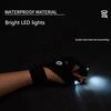 LED Flashlight Luminous Running Gloves Waterproof Cycling Camping Hiking Rescue Glove Lamp Lighting Gloves Fingerless Gloves