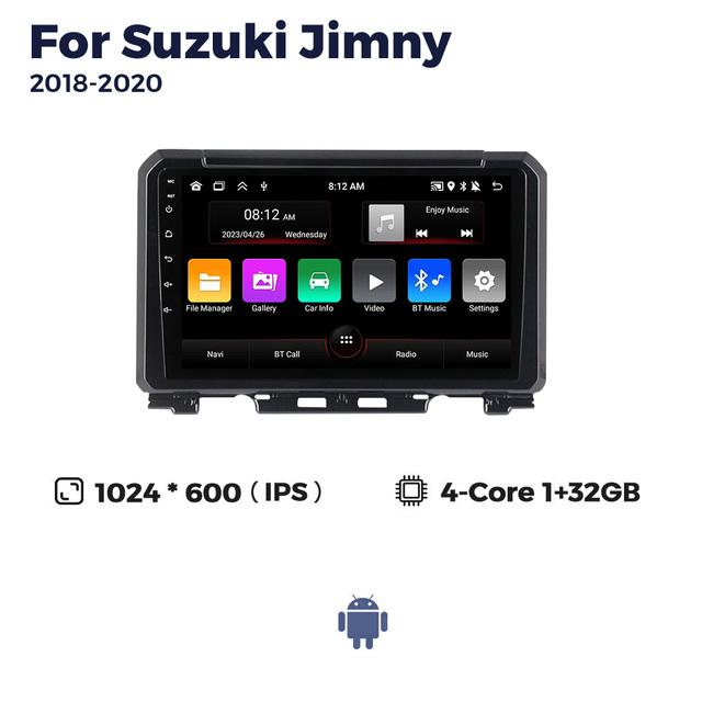 Мультимедийный плеер MEKEDE Android 13 для Suzuki Jimny 2018-2020, интеллектуальная система, автомобильное радио для Carplay, Android Auto, WIFI, GPS