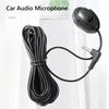 Portable Car Audio Microphone 3.5mm External Mic Intelligent Noise Reduction Microphone for Car Vehicle GPS Bluetooth-compatible