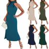 Women's Summer Casual Dress Tiered Sleeveless Sundresses Beach Vacation Outfits