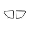 Air Outlet Vent Trim Dashboard Upper Steel Carbon Fiber For Ford Edge 2015-
