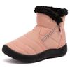 WikPoo Snow Boys and Warm and Short Boots for and Playing In the Size Kids' Boots, Girls, Fleece-Lined, Non-Slip, School, Outdoors, Snow, Beige,