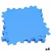 Child's Puzzle Aktive Blue 9 Pieces Eva Rubber 50 X 0.4 X 50 Cm (4 Units)
