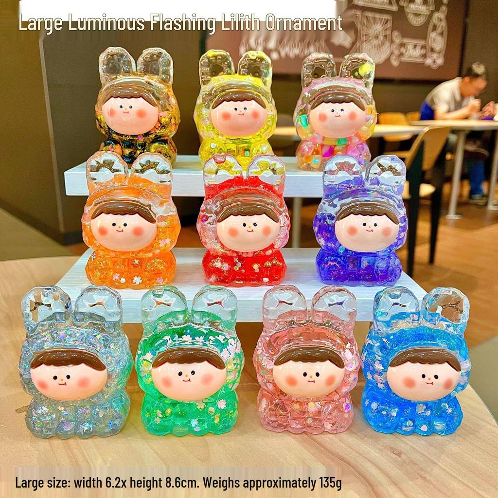 Светящаяся фигурка черепахи в виде зыбучего песка, подставка для украшений в закрытой коробке.